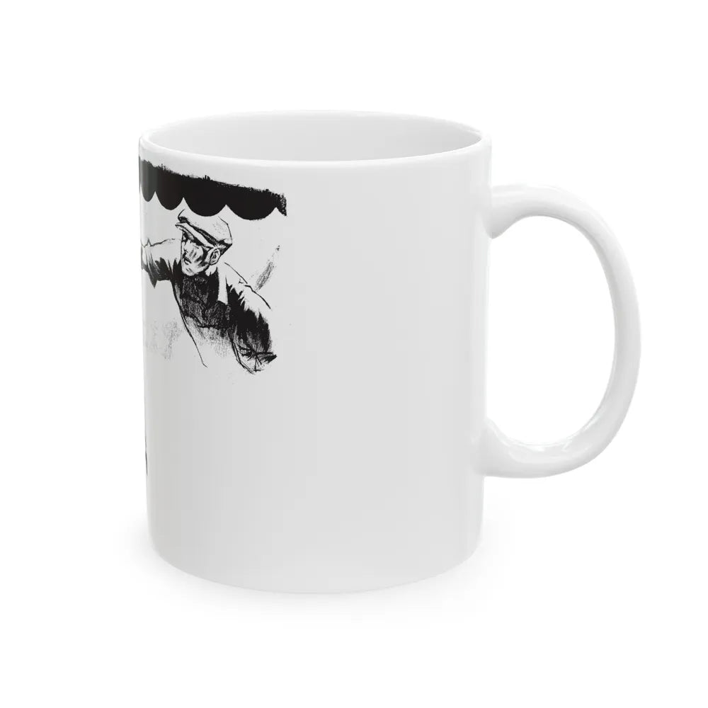 Give and Take (2), Collier's, February 11, 1928 - White Coffee Mug-Go Mug Yourself