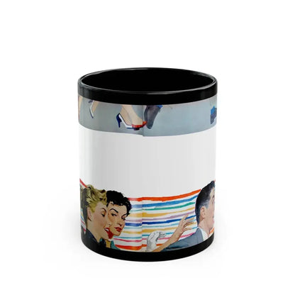 Give Me Just One Kiss by Virginia Lee, McCall's, 1953 - Black Coffee Mug 11oz - Go Mug Yourself