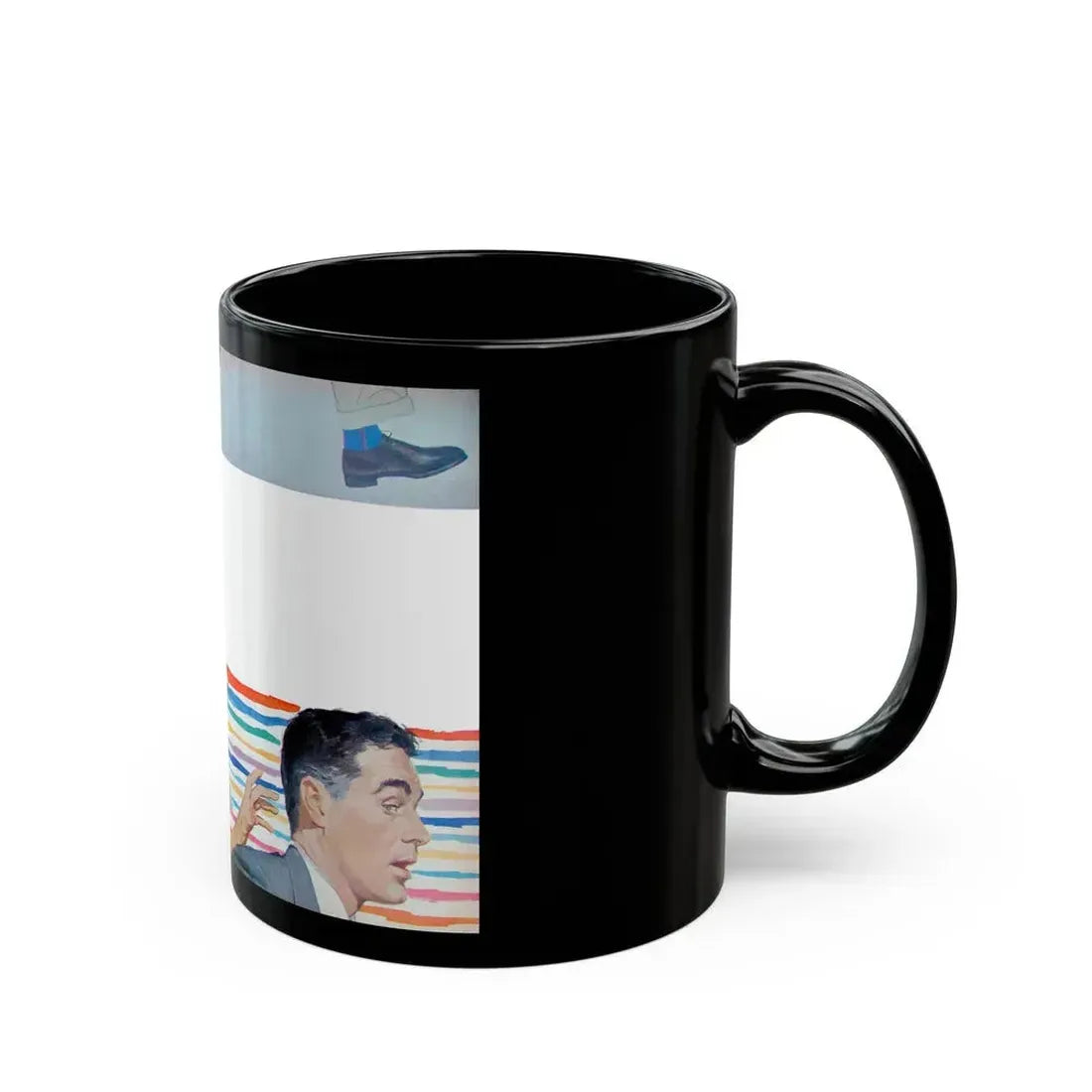 Give Me Just One Kiss by Virginia Lee, McCall's, 1953 - Black Coffee Mug - Go Mug Yourself