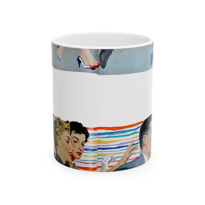 Give Me Just One Kiss by Virginia Lee, McCall's, 1953 - White Coffee Mug-11oz-Go Mug Yourself