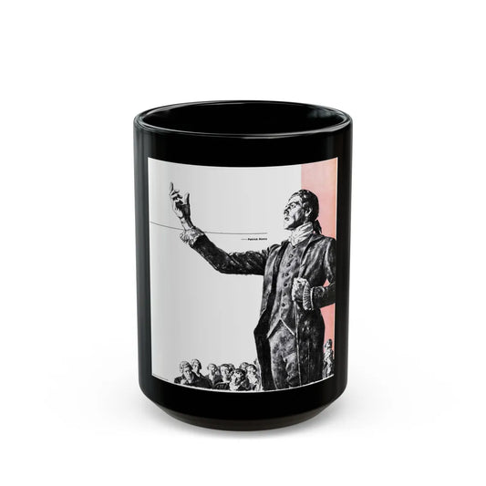 Give Me Liberty or Give Me Death, This Week Magazine, February 5, 1956 - Black Coffee Mug-15oz-Go Mug Yourself