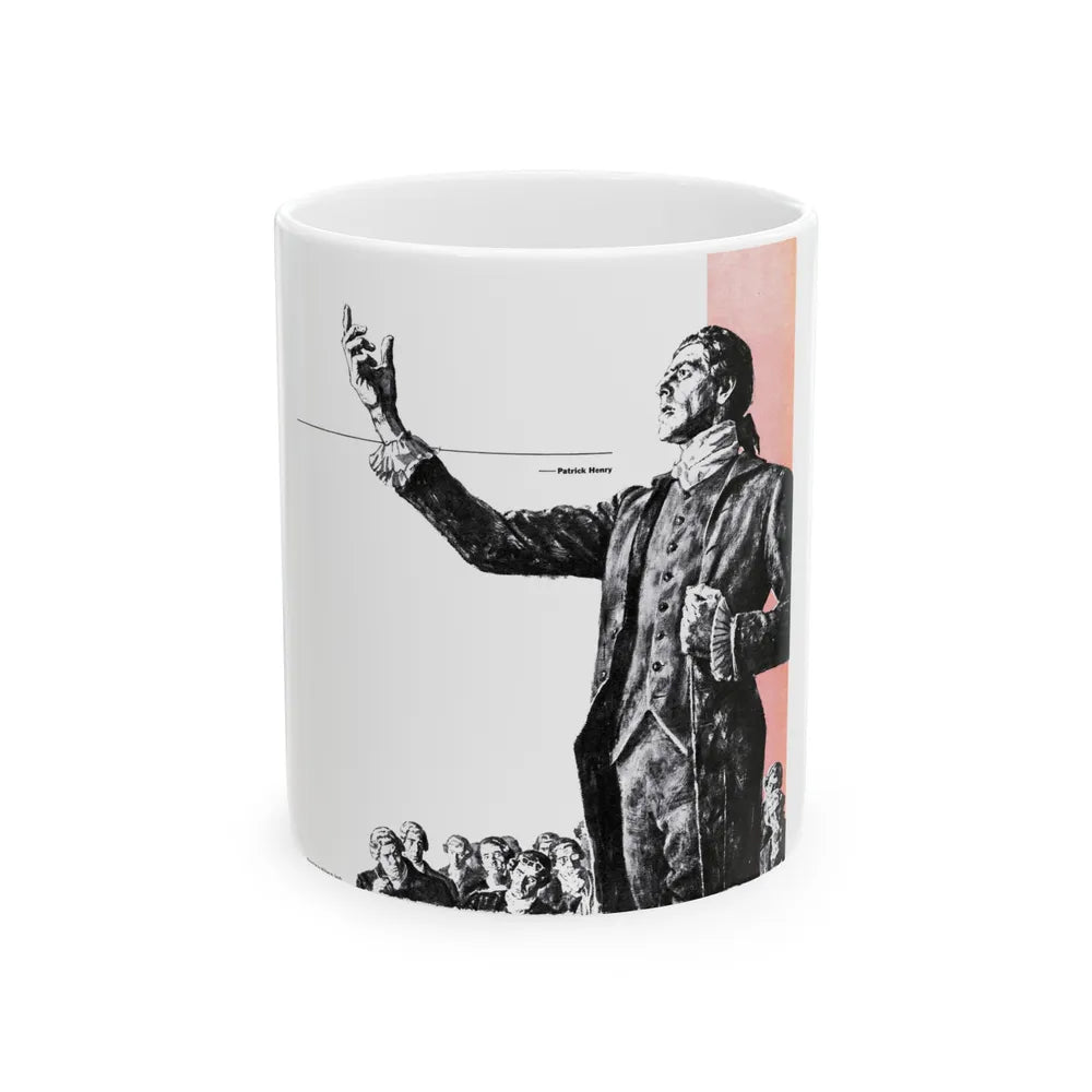 Give Me Liberty or Give Me Death, This Week Magazine, February 5, 1956 - White Coffee Mug-11oz-Go Mug Yourself