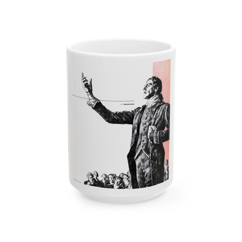 Give Me Liberty or Give Me Death, This Week Magazine, February 5, 1956 - White Coffee Mug-15oz-Go Mug Yourself