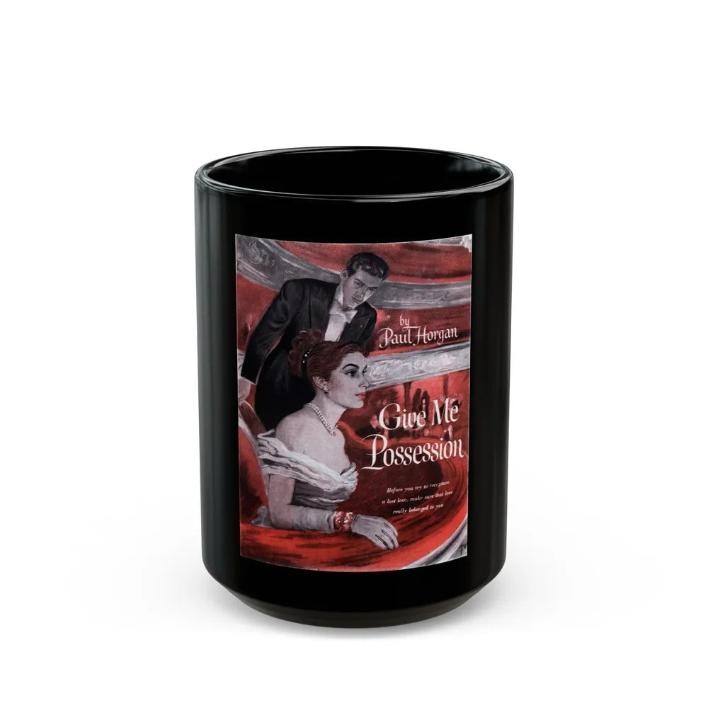 Give Me Possession, Cosmopolitan, September 1948 - Black Coffee Mug-15oz-Go Mug Yourself