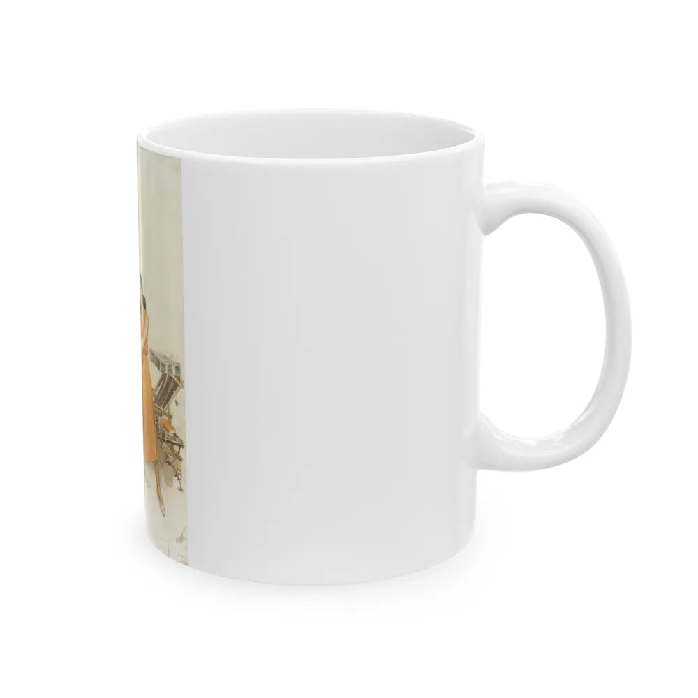 Giving Aid - White Coffee Mug-Go Mug Yourself