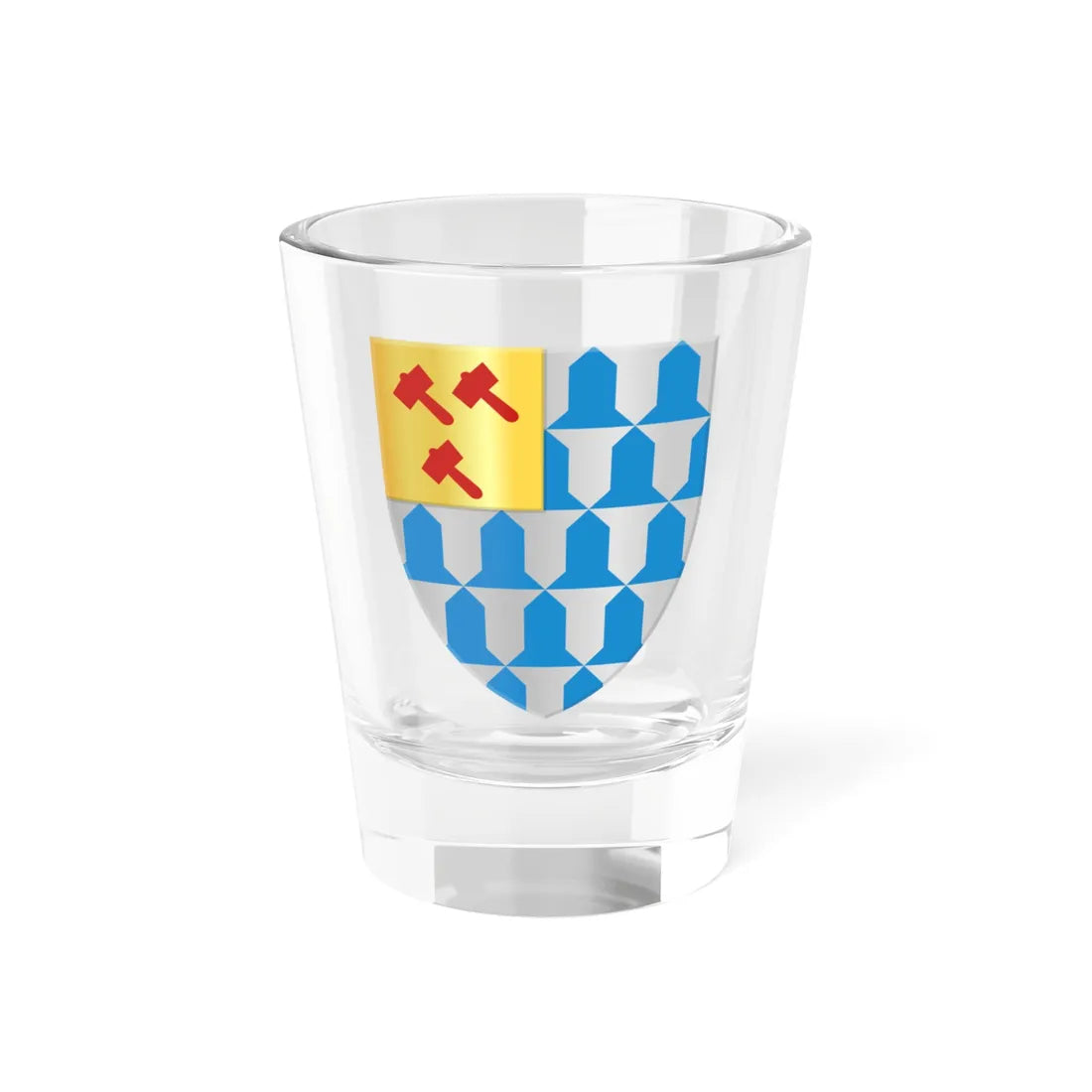 Glabbeek wapen (Belgium) (Coat of Arms) Shot Glass 1.5oz 1.5oz - Go Mug Yourself
