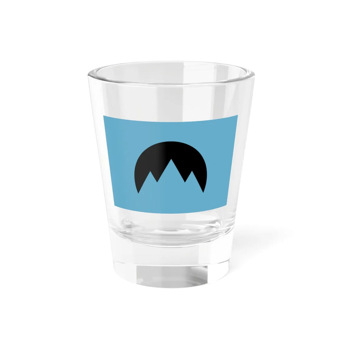Glacier Republic Flag Shot Glass 1.5oz 1.5oz - Go Mug Yourself
