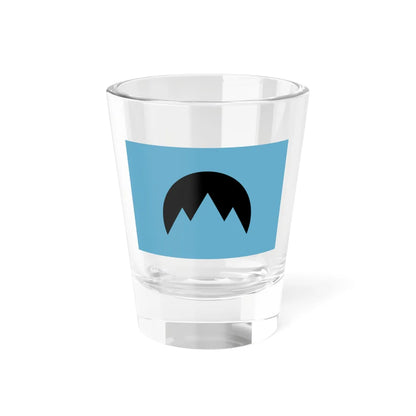 Glacier Republic Flag Shot Glass 1.5oz 1.5oz - Go Mug Yourself