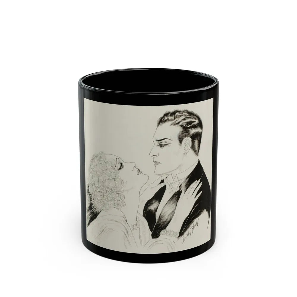 Glamorous Couple, 1931 - Black Coffee Mug-11oz-Go Mug Yourself