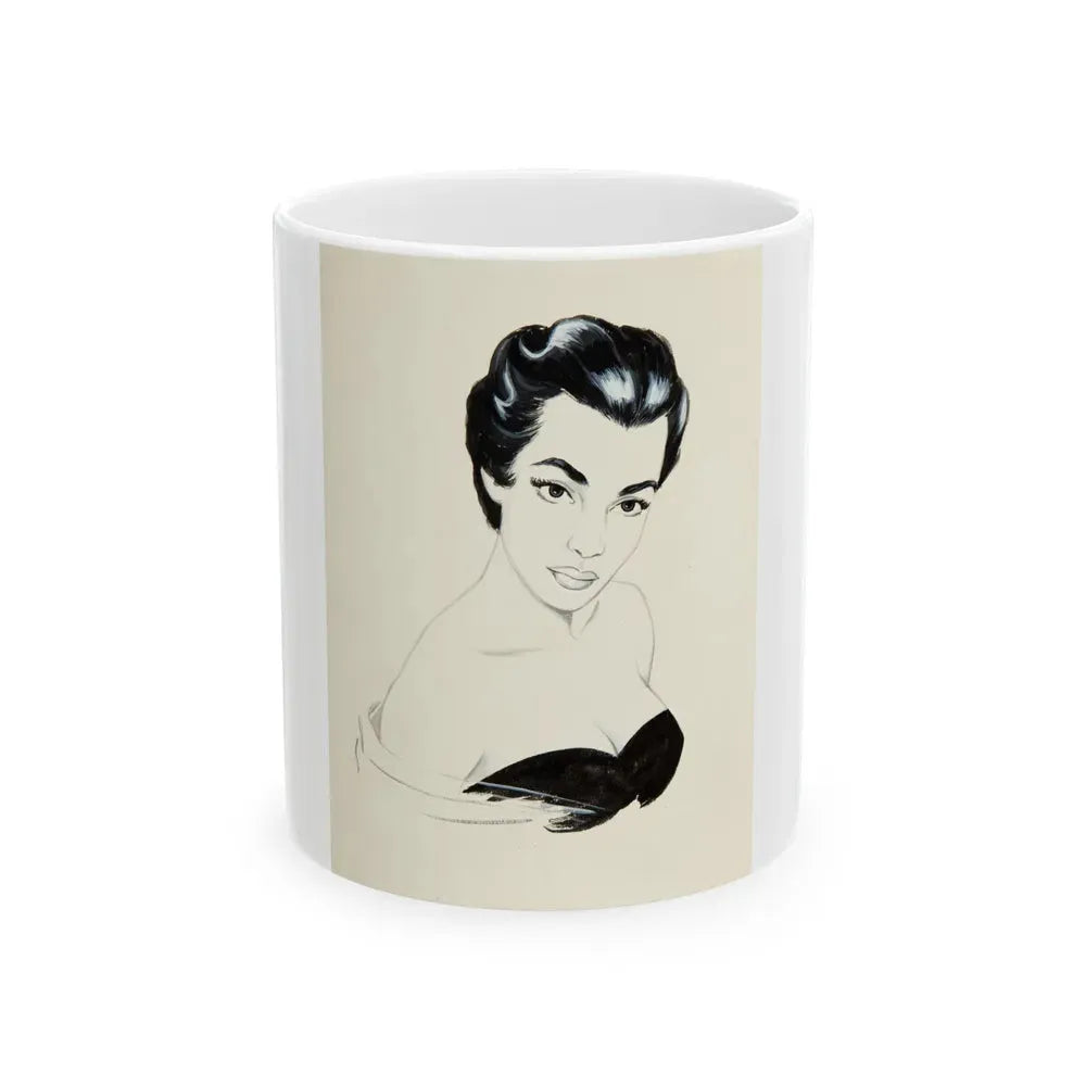 Glamour Portrait - White Coffee Mug 11oz - Go Mug Yourself