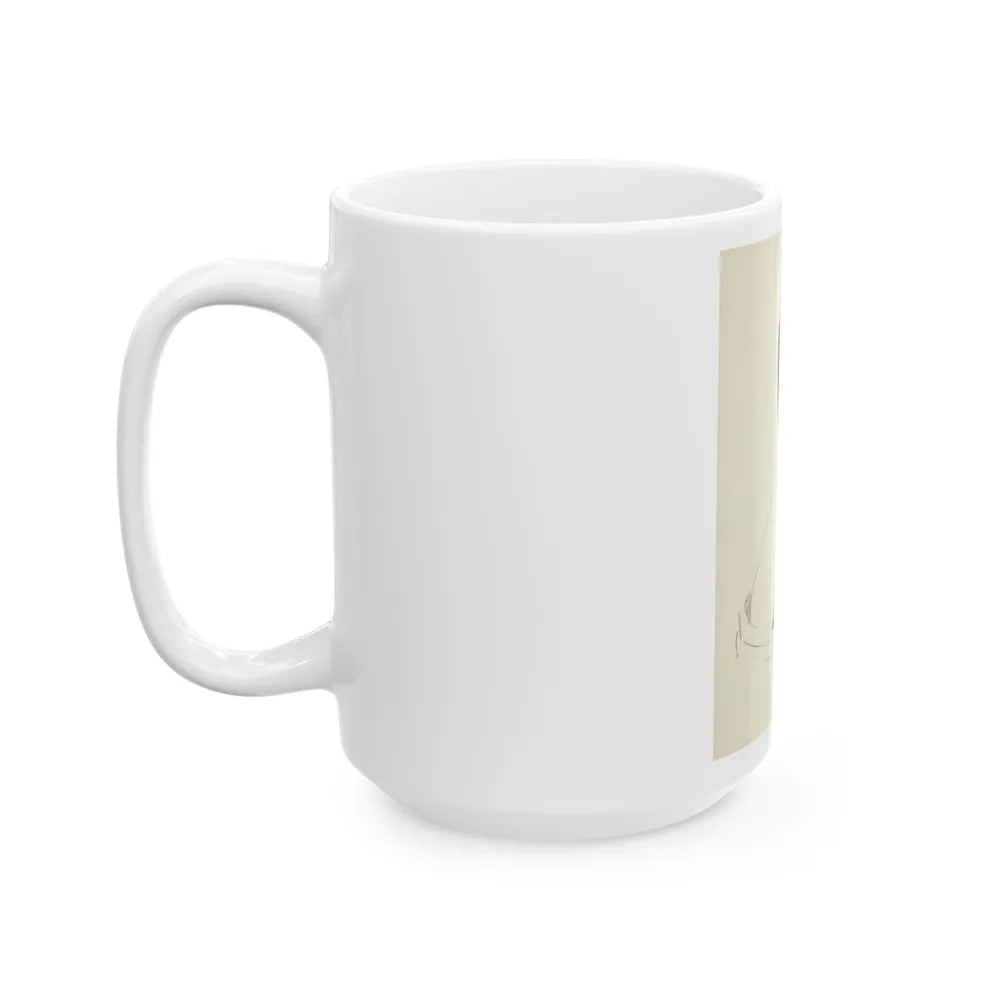 Glamour Portrait - White Coffee Mug-Go Mug Yourself