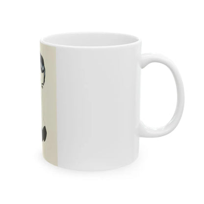 Glamour Portrait - White Coffee Mug-Go Mug Yourself