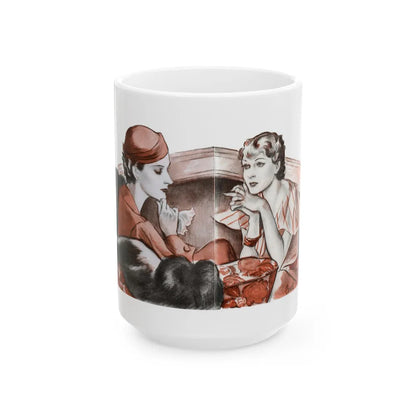 Glamour, The American Magazine, January 1934 - White Coffee Mug-15oz-Go Mug Yourself