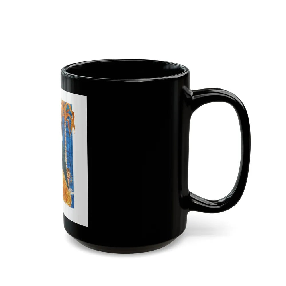 Glamourous Red Head Preliminary Artwork (1960) - Black Coffee Mug-Go Mug Yourself