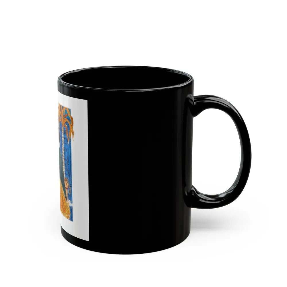 Glamourous Red Head Preliminary Artwork (1960) - Black Coffee Mug-Go Mug Yourself