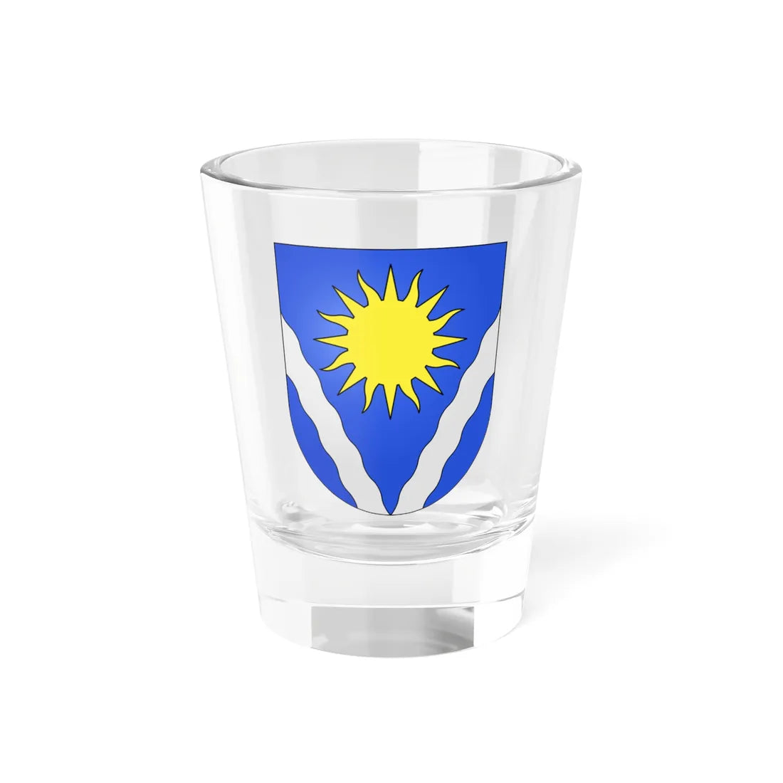 Glarus Sud-coat of arms (Switzerland) (Coat of Arms) Shot Glass 1.5oz 1.5oz - Go Mug Yourself