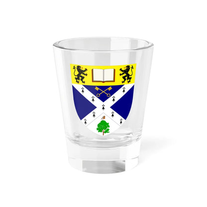 Glasgow Caledonian University arms (Scotland) (Coat of Arms) Shot Glass 1.5oz 1.5oz - Go Mug Yourself