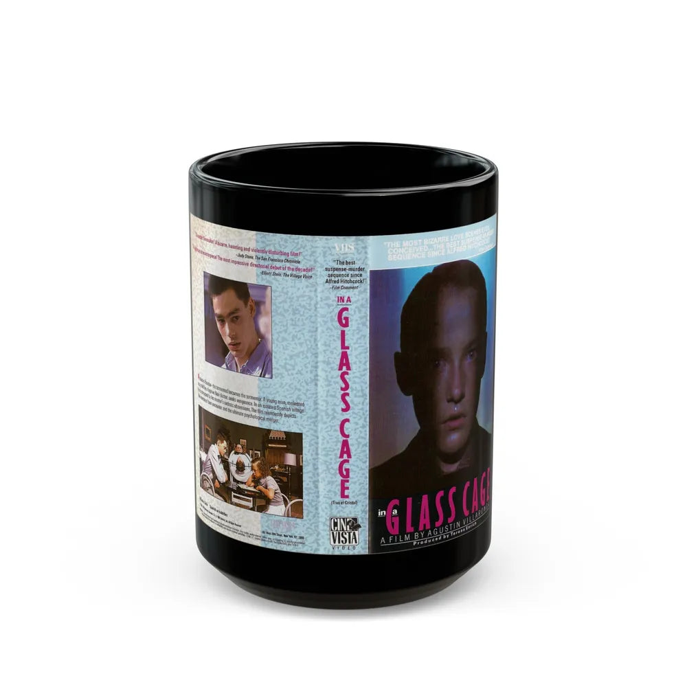 GLASS CAGE (VHS COVER) - Black Coffee Mug-15oz-Go Mug Yourself