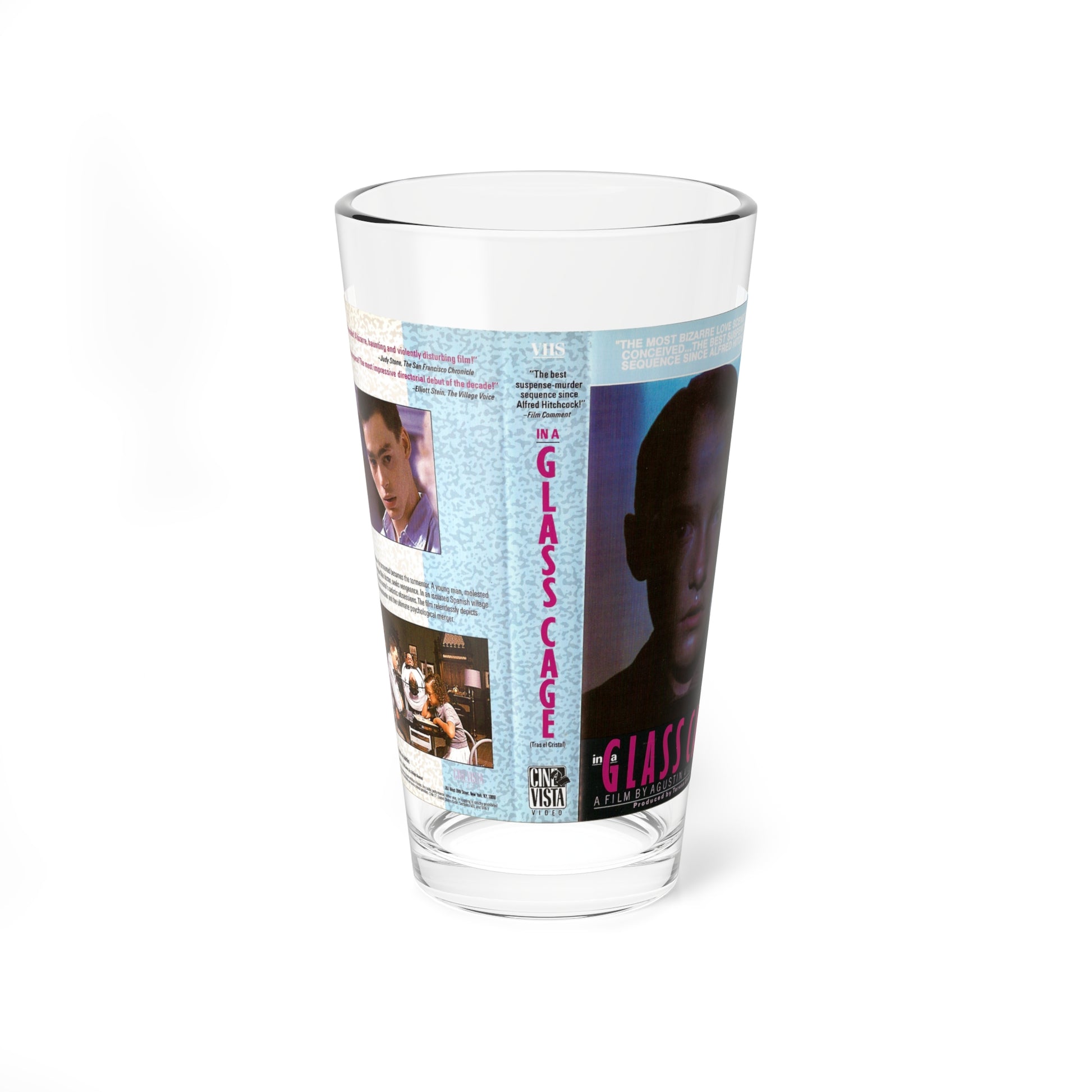 GLASS CAGE (VHS COVER) Pint Glass 16oz-16oz-Go Mug Yourself