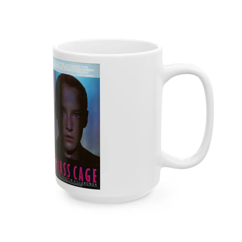 GLASS CAGE (VHS COVER) - White Coffee Mug-Go Mug Yourself