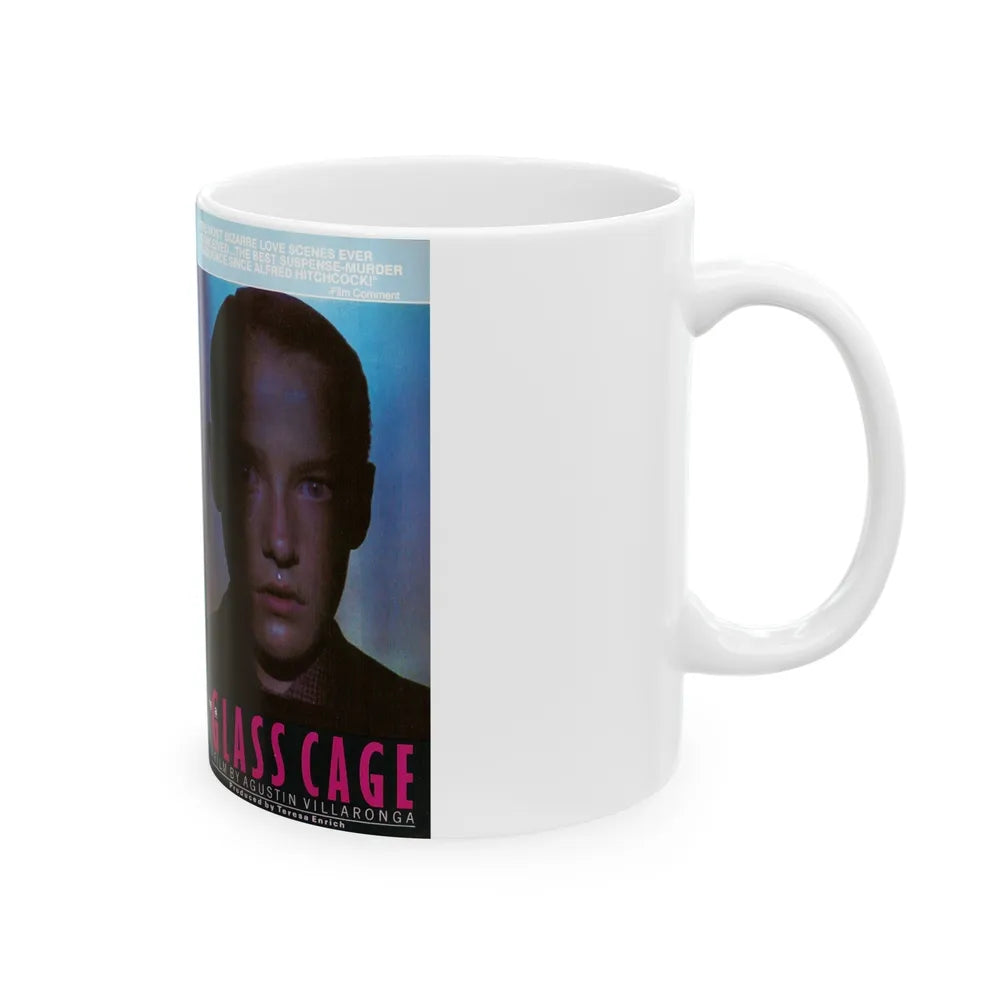 GLASS CAGE (VHS COVER) - White Coffee Mug-Go Mug Yourself