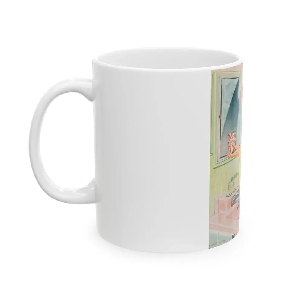 Glass cleaner advertisement - White Coffee Mug - Go Mug Yourself