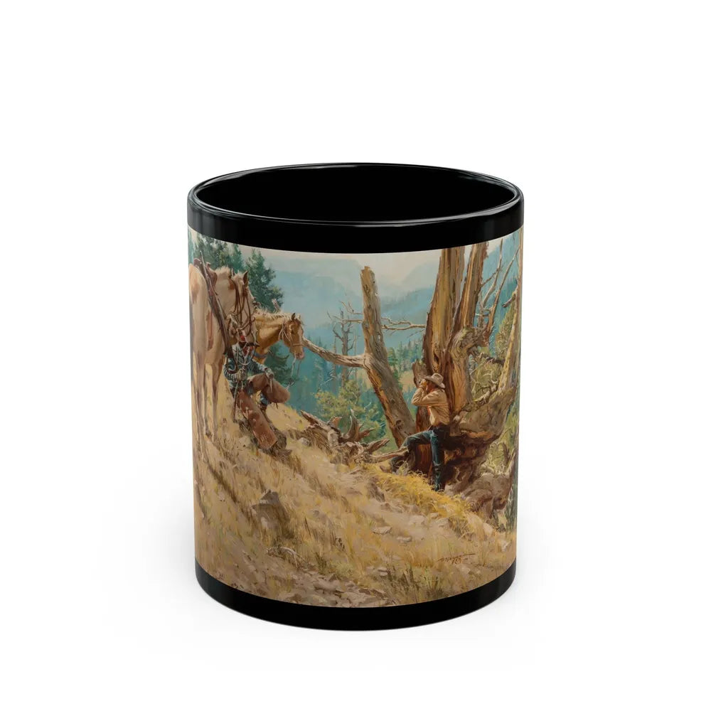 Glassing the Ridges - Black Coffee Mug-11oz-Go Mug Yourself