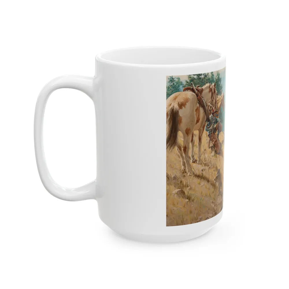 Glassing the Ridges - White Coffee Mug-Go Mug Yourself