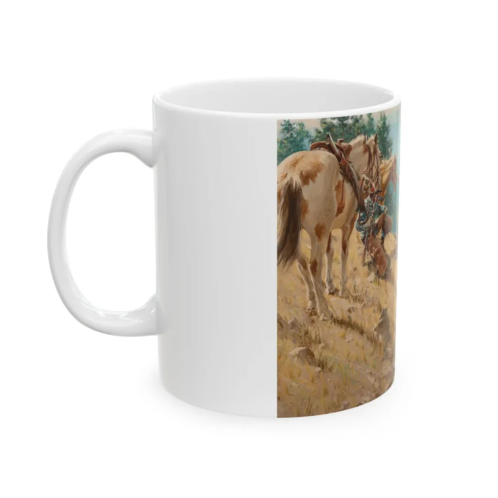 Glassing the Ridges - White Coffee Mug-Go Mug Yourself