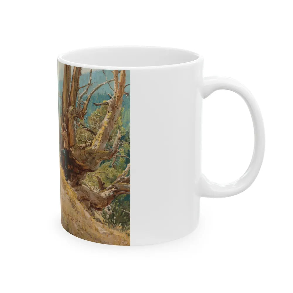 Glassing the Ridges - White Coffee Mug-Go Mug Yourself