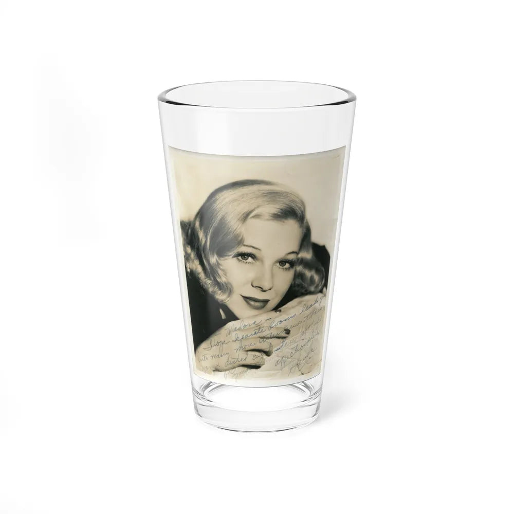 Glenda Farrell #28 (Vintage Female Icon) Pint Glass 16oz-16oz-Go Mug Yourself