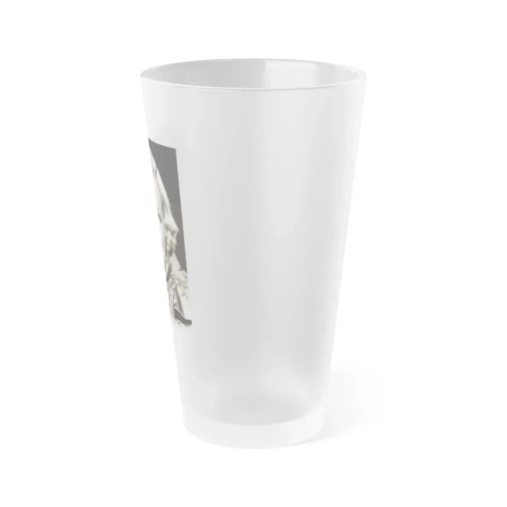 Glenda Farrell #31 (Vintage Female Icon) Frosted Pint Glass 16oz - Go Mug Yourself
