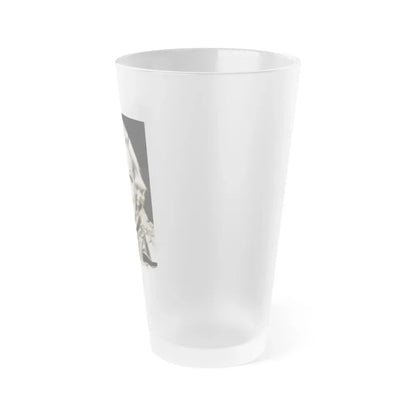 Glenda Farrell #31 (Vintage Female Icon) Frosted Pint Glass 16oz - Go Mug Yourself