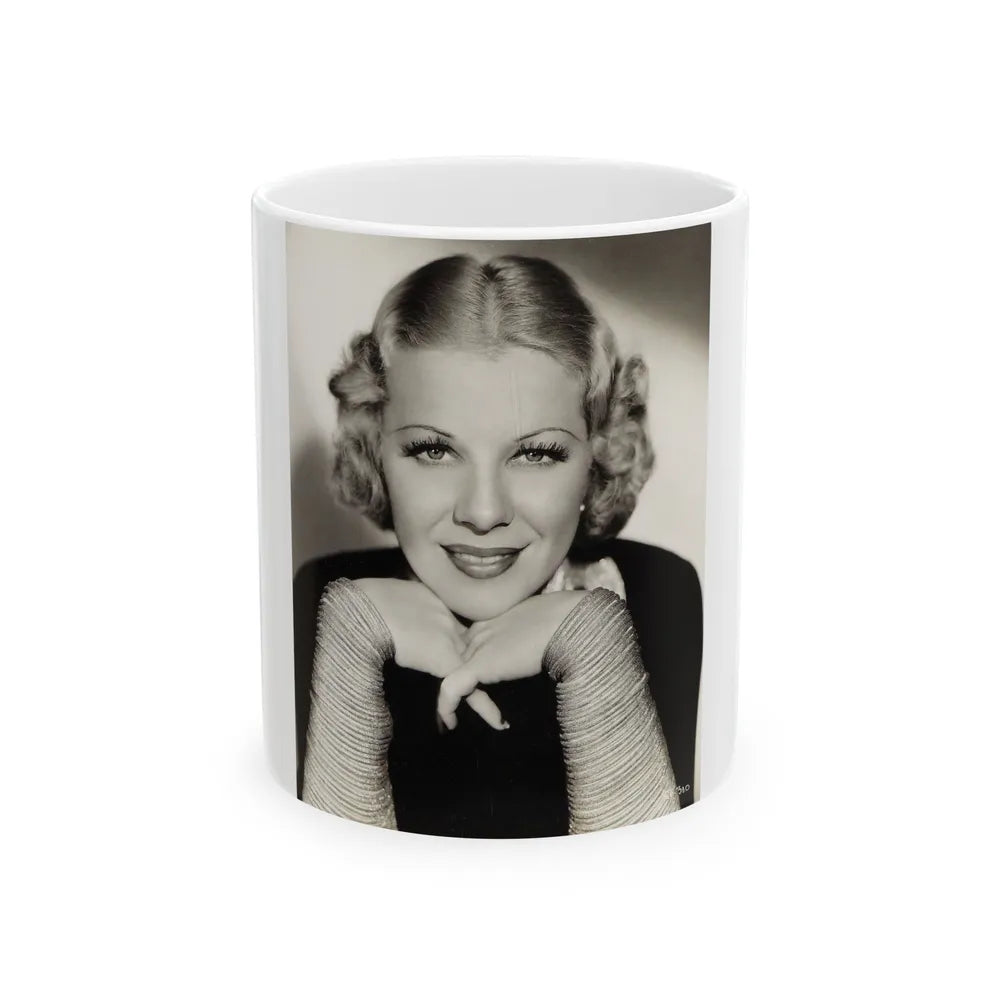 Glenda Farrell #32 (Vintage Female Icon) White Coffee Mug-11oz-Go Mug Yourself