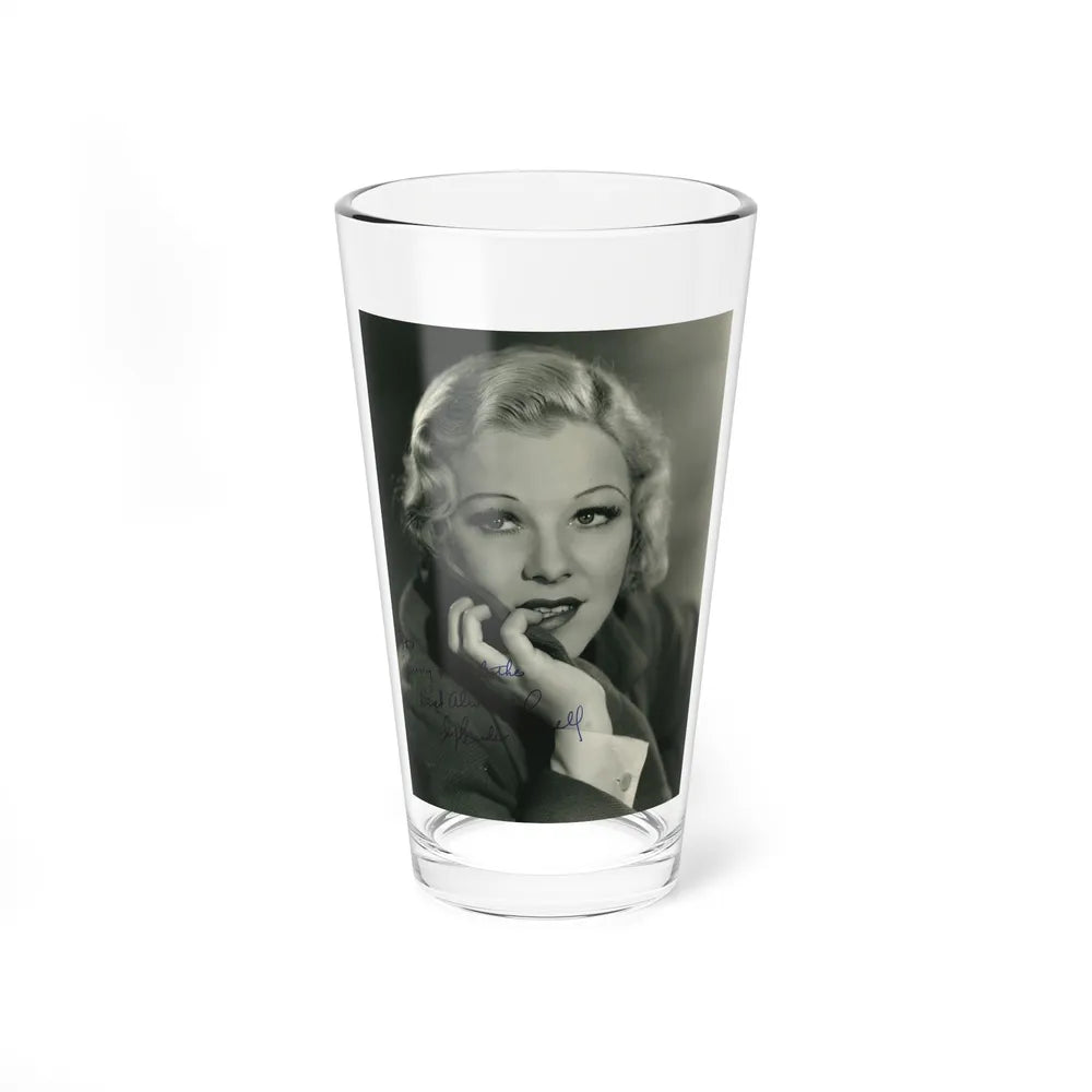 Glenda Farrell #33 (Vintage Female Icon) Pint Glass 16oz-16oz-Go Mug Yourself