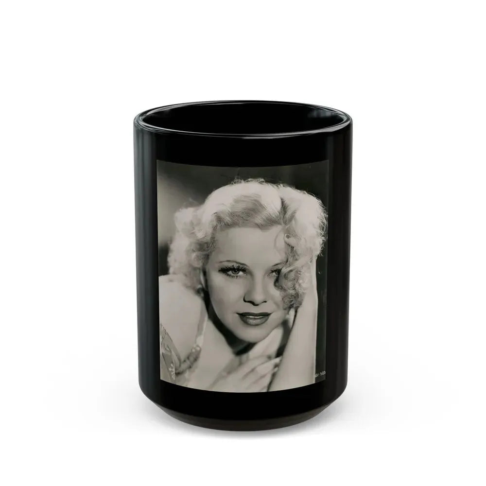 Glenda Farrell #39 (Vintage Female Icon) Black Coffee Mug 15oz - Go Mug Yourself