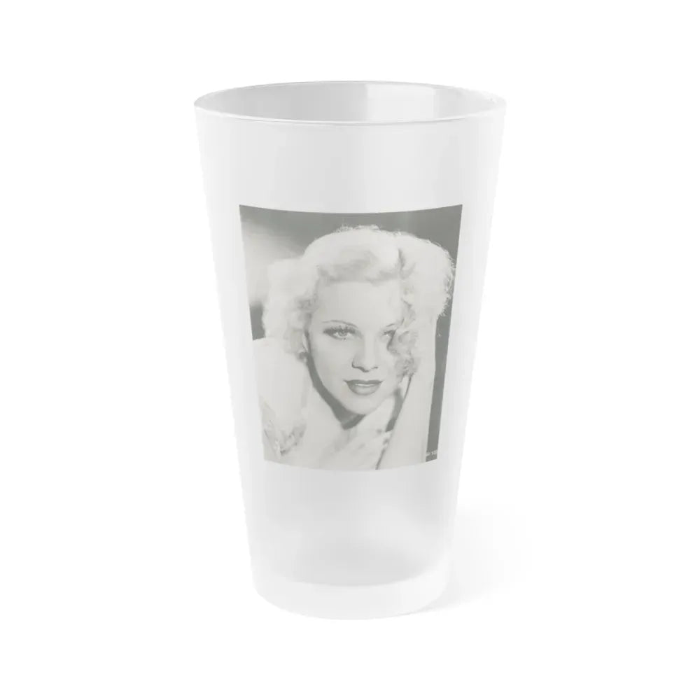 Glenda Farrell #39 (Vintage Female Icon) Frosted Pint Glass 16oz 16oz Frosted - Go Mug Yourself