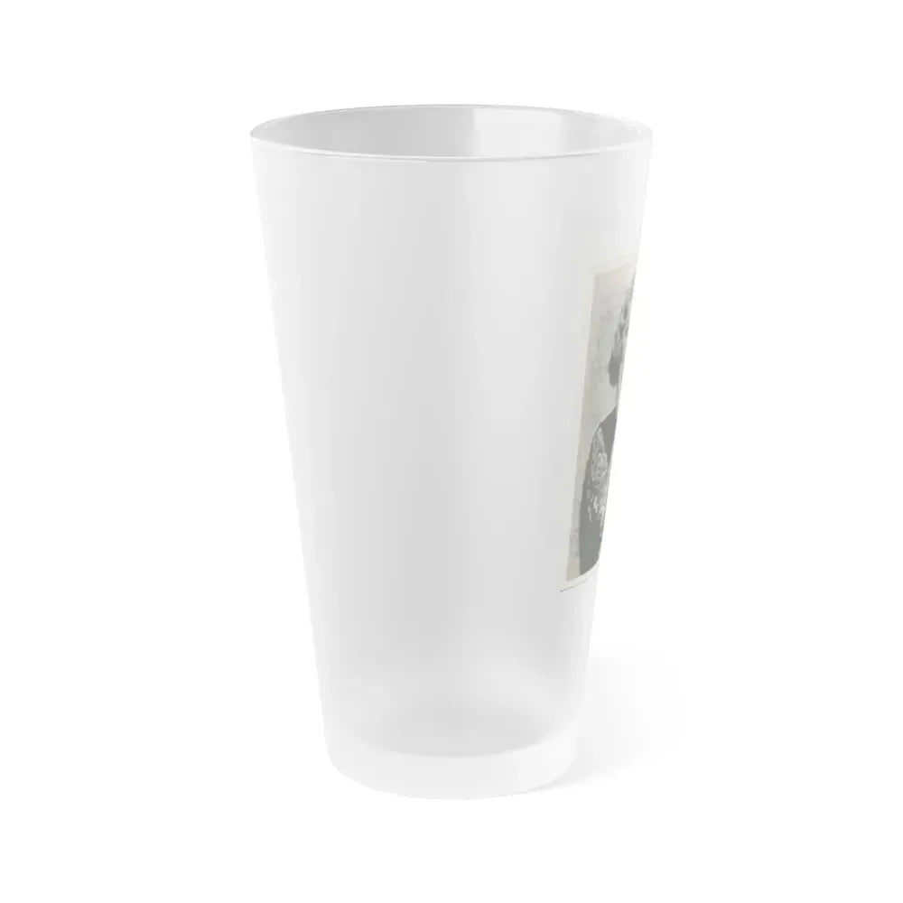 Glenda Farrell #48 (Vintage Female Icon) Frosted Pint Glass 16oz - Go Mug Yourself