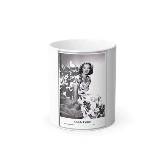 Glenda Farrell #51 (Vintage Female Icon) Color Changing Mug 11oz 11oz - Go Mug Yourself