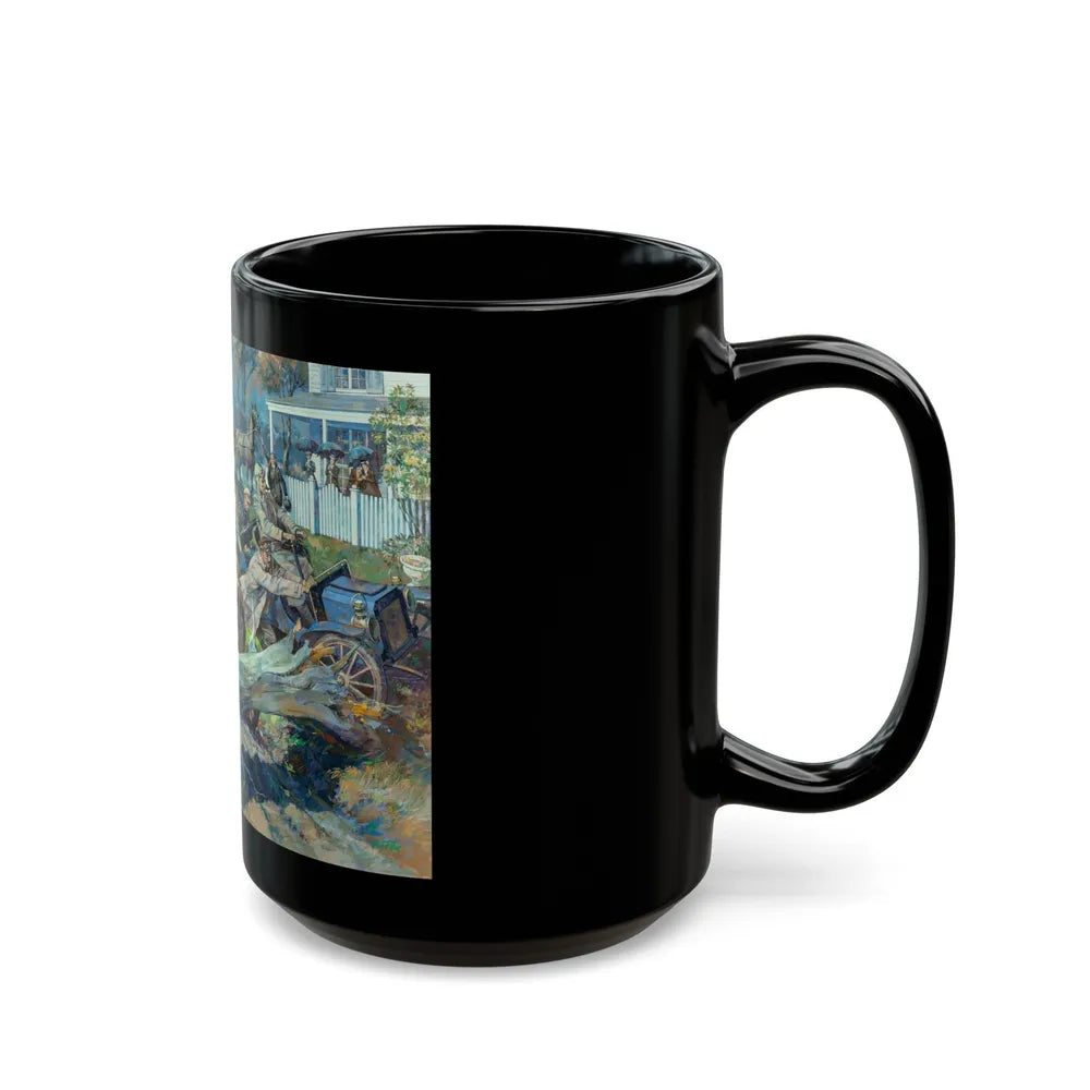 Glidden Tours Test Man & Machine, 1906 - Black Coffee Mug-Go Mug Yourself