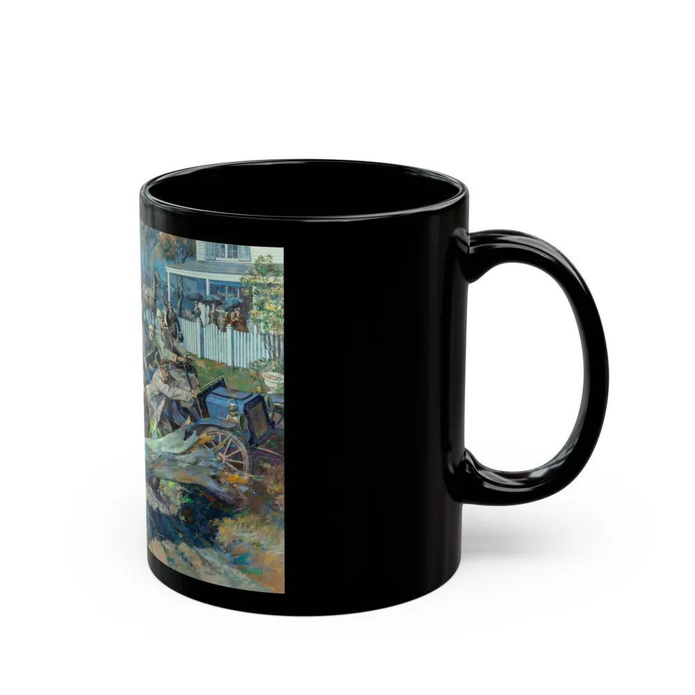 Glidden Tours Test Man & Machine, 1906 - Black Coffee Mug-Go Mug Yourself