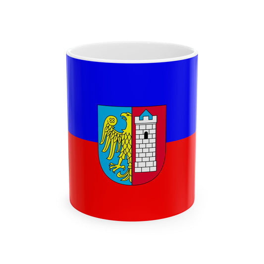 Gliwice flaga (Poland) White Coffee Mug-11oz-Go Mug Yourself