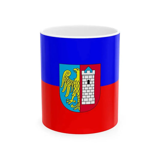 Gliwice flaga (Poland) White Coffee Mug 11oz - Go Mug Yourself