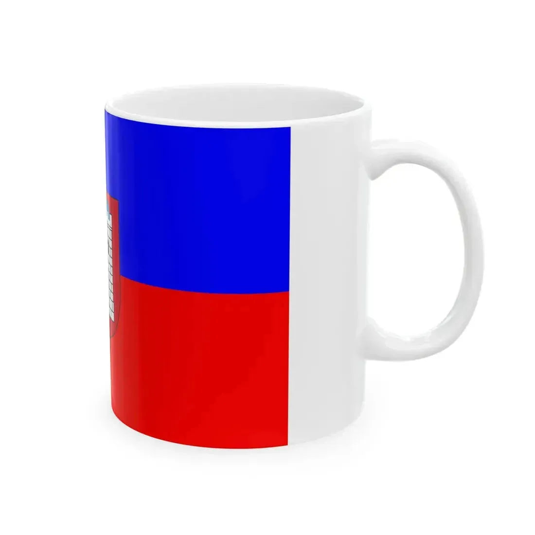Gliwice flaga (Poland) White Coffee Mug - Go Mug Yourself