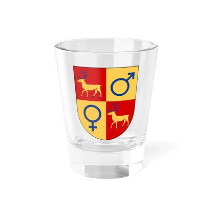 Gällivare kommunvapen (Sweden) (Coat of Arms) Shot Glass 1.5oz 1.5oz - Go Mug Yourself