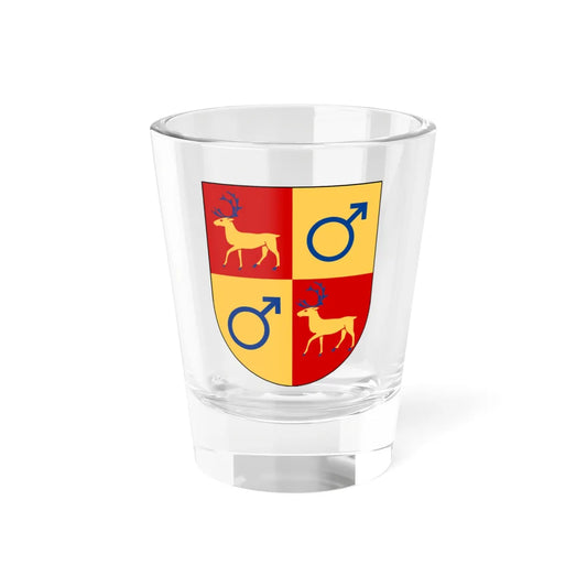 Gällivare vapen (Sweden) (Coat of Arms) Shot Glass 1.5oz 1.5oz - Go Mug Yourself