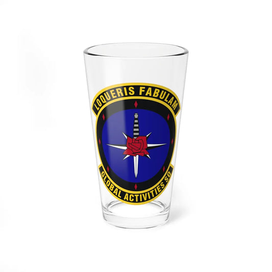 Global Activities Squadron (U.S. Air Force) Pint Glass 16oz-16oz-Go Mug Yourself