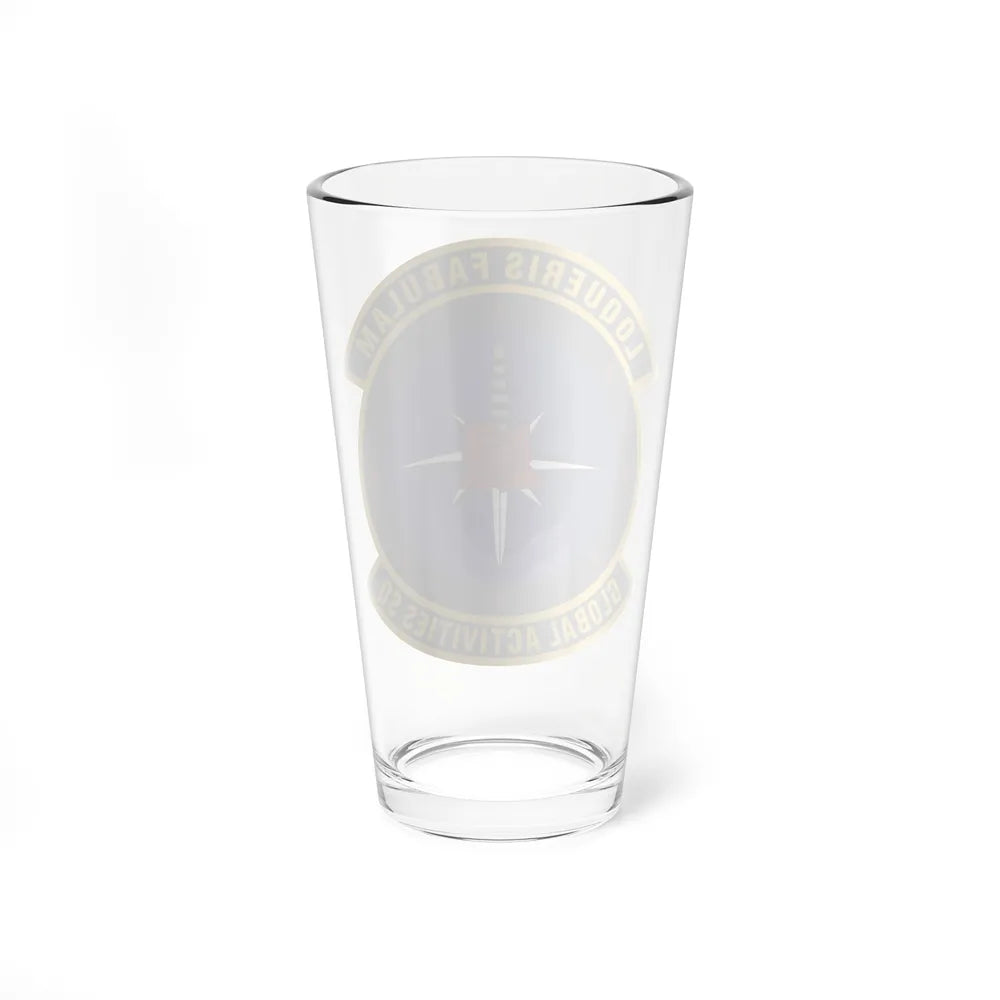 Global Activities Squadron (U.S. Air Force) Pint Glass 16oz-Go Mug Yourself