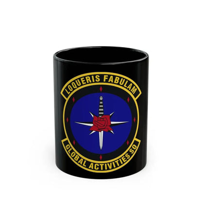 Global Activities Squadron (U.S. Air Force) Black Coffee Mug 11oz - Go Mug Yourself