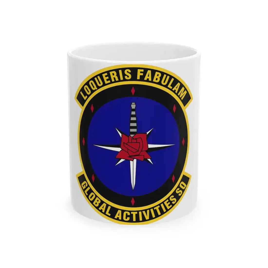 Global Activities Squadron (U.S. Air Force) White Coffee Mug 11oz - Go Mug Yourself